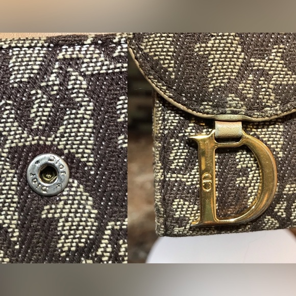 DIOR Signature Trotter Canvas/Leather Wallet 😍❤️‍🔥❤️ - Picture 10 of 17